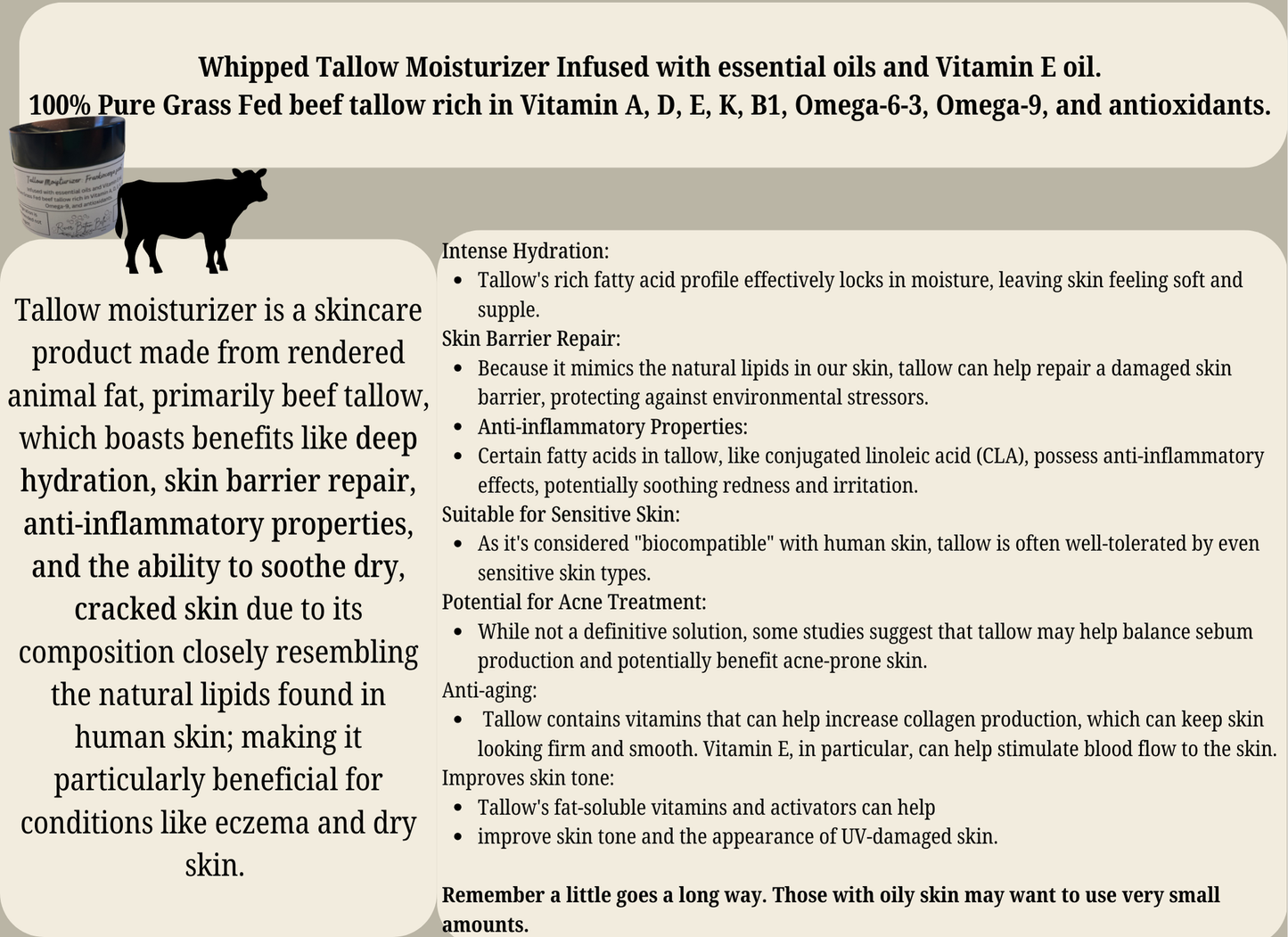 Tallow Moisturizer