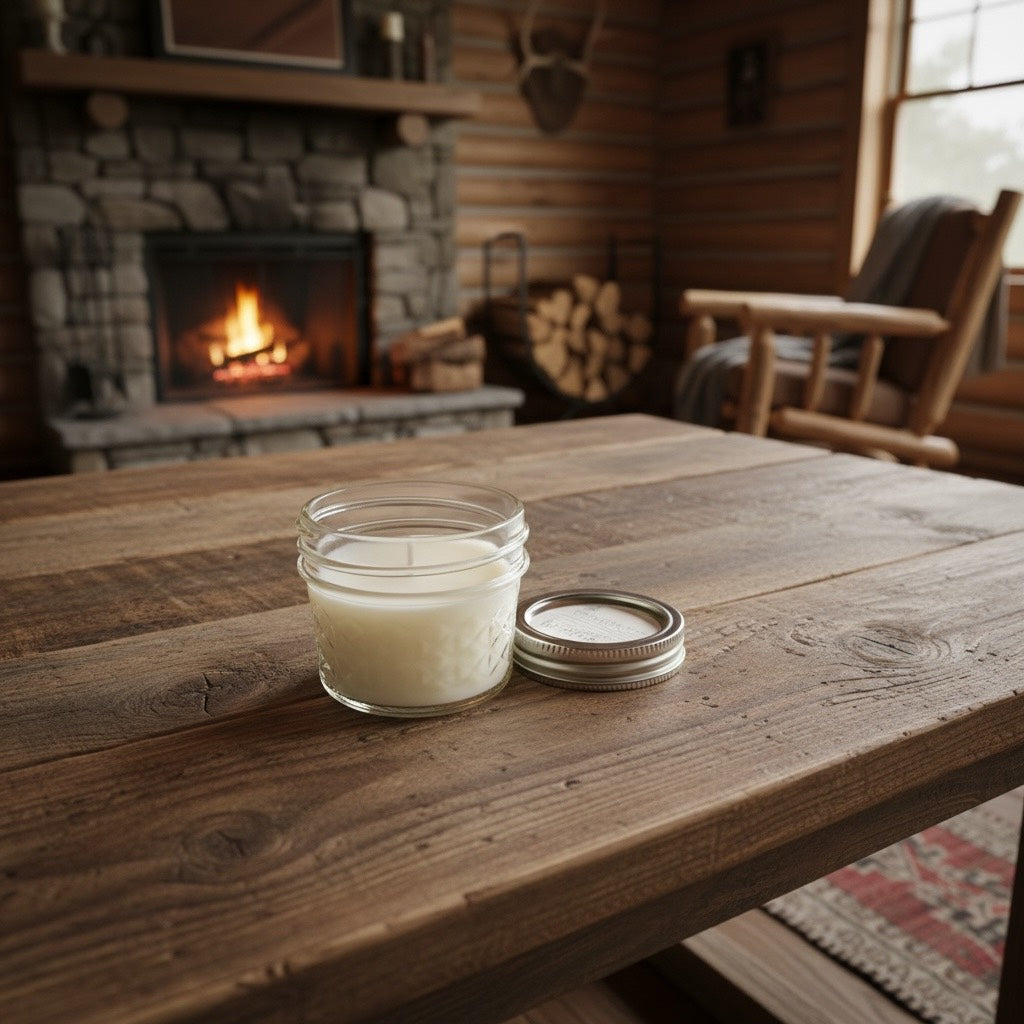 (4 oz glass jar) Candle